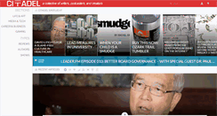Desktop Screenshot of citadelmagazine.com